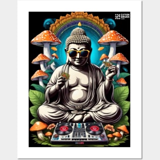 Psychedelic Buddha Shirt - Catsondrugs.com #buddha #buddhism #meditation #buddhist #love #buddhaquotes #peace #zen #yoga #india #jaybhim Posters and Art